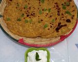 A picture of step 10 of Leftover daal paratha.