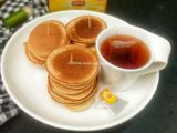 Semolina mini pancakes