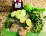 Foto del paso 1 de la receta: Bebida Verde Desintoxicante