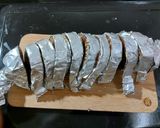 A picture of step 5 of Khajoor ki burfi 😋👍.