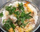 Fried Rice With Eggs And Basil recipe step 2 photo