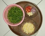 Foto langkah ke 1 dari resep TUMIS Kacang Panjang - Jagung Pipil (kajang japil).