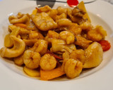 Foto del paso 6 de la receta: Sartén de chipirones, gambas y pimientos