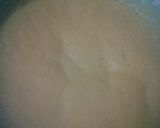 A picture of step 2 of Besan burfi.