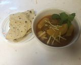 A picture of step 8 of Aloo began salan.