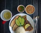 Gambar langkah 2 resipi Siakap grill garlic.
