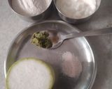 A picture of step 2 of Kuttu Flour Chilla.