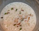 A picture of step 6 of Custard apple sago payasam / Sitaphal Sabudana kheer.
