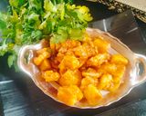 A picture of step 2 of Jeera aloo (masala jeera aloo).