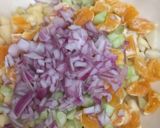 A picture of step 3 of Orangelicious fruit salad.