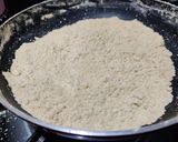 A picture of step 2 of Besan ladoo.