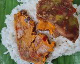 Foto langkah ke 4 dari resep Nasi Bakar Cumi.