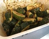 Une image de l'étape 5 de Courgettes rondes façon potatoes aux herbes de Provence et épices méridionales.