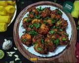 A picture of step 9 of Lasaniya Bhungla Batata.