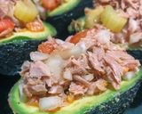 Foto del paso 4 de la receta: PALTAS RELLENAS! 🥑Super rico, fácil, rápido y saludable 🎉