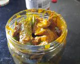 A picture of step 3 of Green Chilli Pickle.