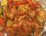 صورة لخطوة 1 من وصفة دجاج في الفرن مع الخضار🍗🍗