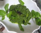 A picture of step 5 of Palak Paneer.