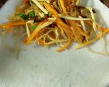 A picture of step 4 of Vegetarian Spring Rolls.
