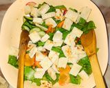 A picture of step 13 of Fattoush salad.