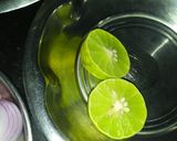 A picture of step 1 of Bharwa Masala baingan.