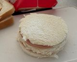 A picture of step 3 of Egg Mayo Sandwich Cake.