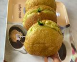 Foto langkah ke 4 dari resep Bomboloni pandan gulmer filling mocca.