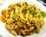 Pas rețetă Paste cu carne de vită în sos de legume 4 fotografie