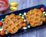 A picture of step 9 of Quinoa Waffle Bites.