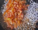 A picture of step 5 of Patatas Bravas.