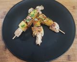 Foto del paso 3 de la receta: Brochetas pollo, piña y queso Brie. 🐔🍍🧀
