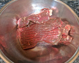 A picture of step 1 of Mongolian Beef Rice Bowl.