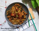 Foto langkah ke 7 dari resep Kua Chai Pui samcan goreng/Mustard Greens Rice/Nasi Sawi Pahit.