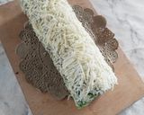 Foto langkah ke 6 dari resep 735. Bolu Gulung Pandan motif Huricane.