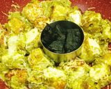 A picture of step 5 of Cheesey Hariyali Paneer Tikka.