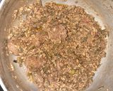 A picture of step 2 of Phaliyaan Gosht.