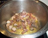 Foto del paso 5 de la receta Cacerola de garbanzos, acelgas y jamón