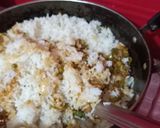 A picture of step 4 of Tawa pulav.