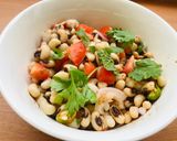 A picture of step 2 of Chatpati Black Eyed Peas (Lobia) Chaat.