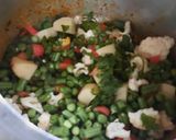 A picture of step 4 of Fresh mix vegetables spicy veg pulao.