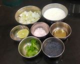 A picture of step 1 of Cucumber Chia Smoothie.