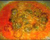 A picture of step 7 of Arvi leaf qofta.