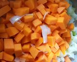 Foto del paso 2 de la receta Habas con puré de calabaza