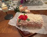 Hình bước làm 8 của món Bánh Bông Tuyết (Snowflake cake)