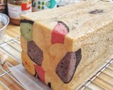Foto langkah ke 8 dari resep Leopard Colorful Bread.