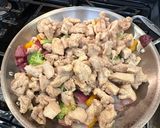 A picture of step 4 of General Tso Chicken.