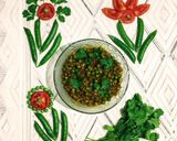 A picture of step 6 of Green Peas Curry.