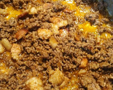 A picture of step 1 of Beef and Bacon Tacos batch 20.