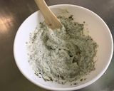 Une image de l'étape 5 de Dos de cabillaud ail et crème de persil aux algues.