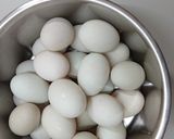 A picture of step 1 of Boiled Duck Eggs.